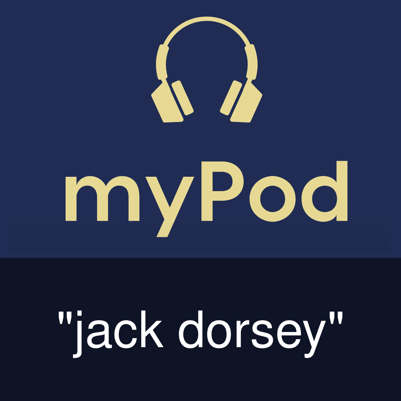 "jack dorsey" via myPod